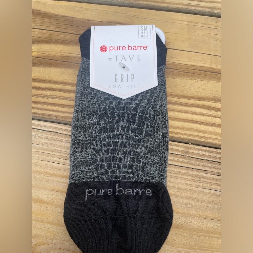 Pure Barre Sock Snake Skin